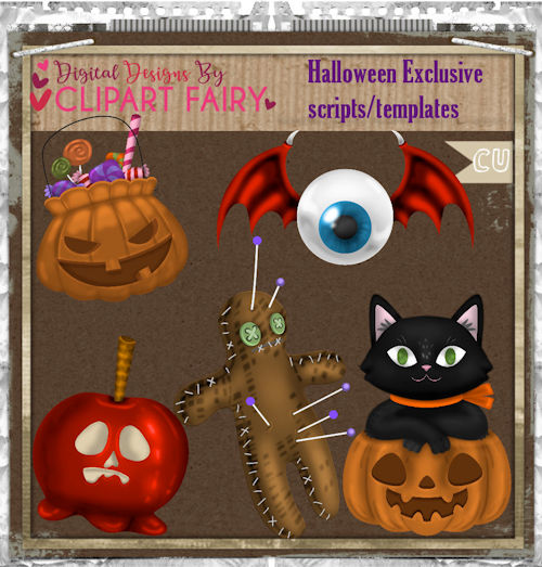 Halloween Exclusive Pack Scripts/templates - Click Image to Close